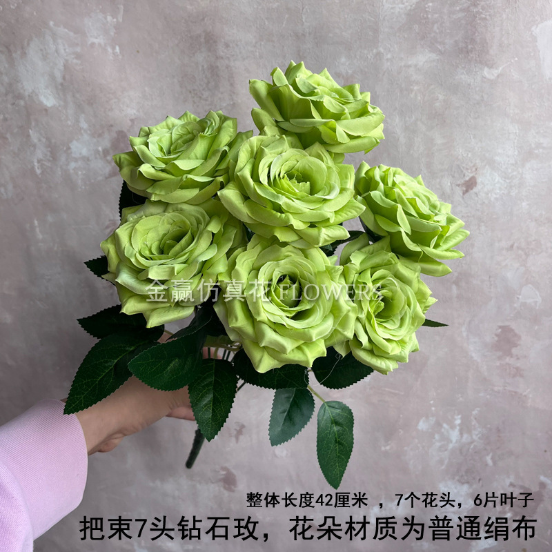 Boda Mori Simulación de flores y plantas verdes Pico de bambú Hierba Simulación de plantas verdes de invierno espárragos Plantas de simulación Escenografía de plantas verdes falsas