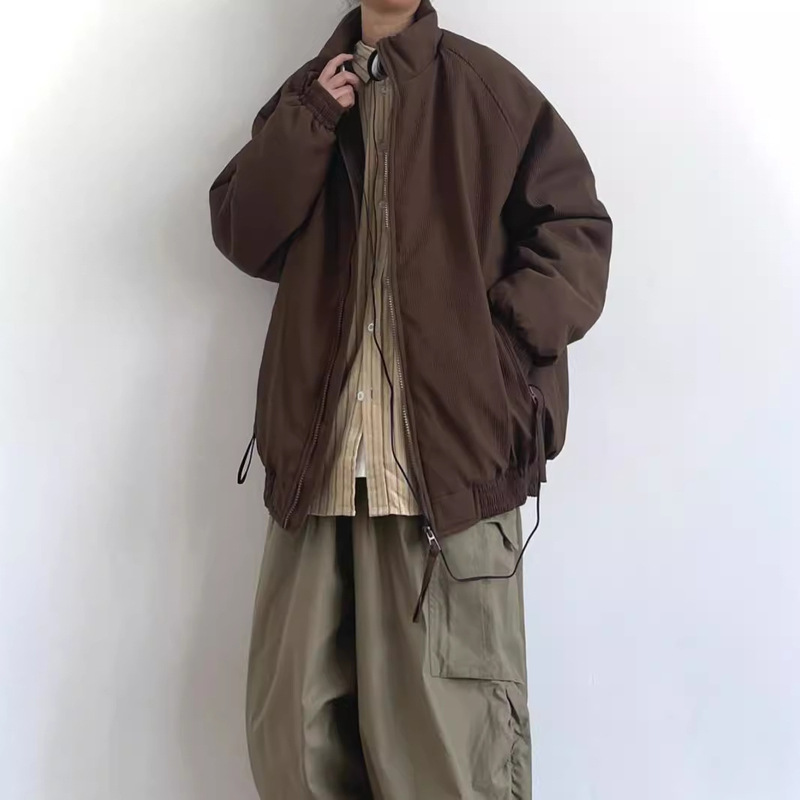 Spring and Autumn Japanese Style Double-Layer Retro Men's Loose Vintage Jacket Trendy Brand New Casual Trendy Outerwear