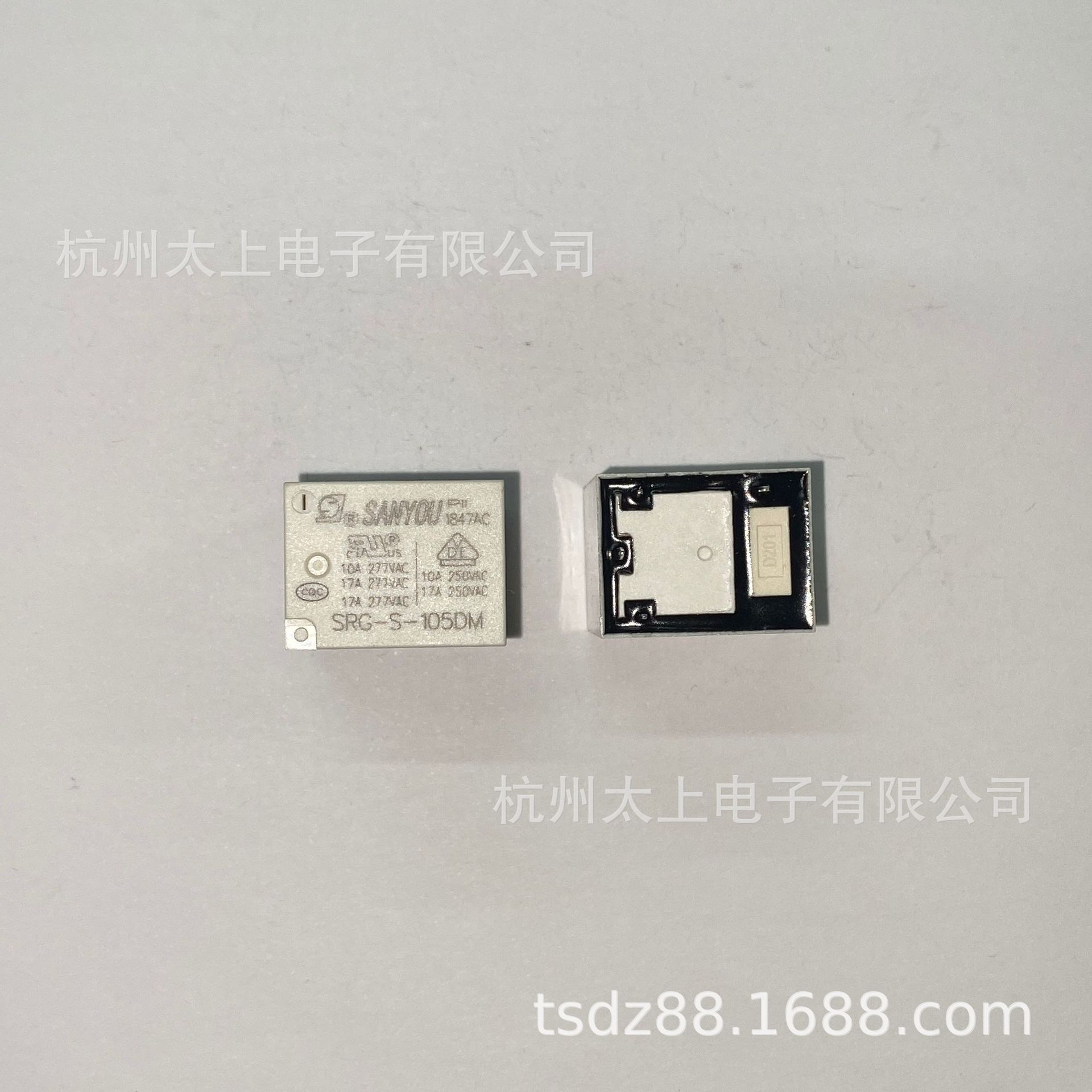SRG-S-105DM 三友继电器SANYOU 4脚常开17A277V 优质全新原厂正品