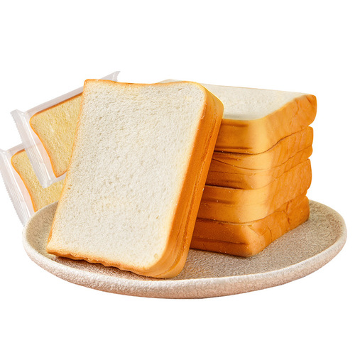 White Cut Toast Whole Box Healthy and Nutritious Breakfast Meal Replacement Sliced Bread Lazy Fast Food Snack Leisure Snack