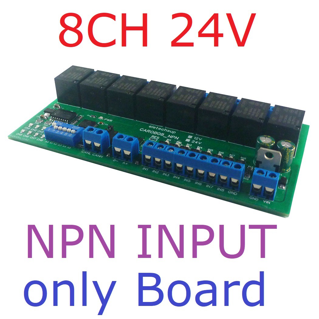 8CH 24V NPN Board*12MA*CAROA04