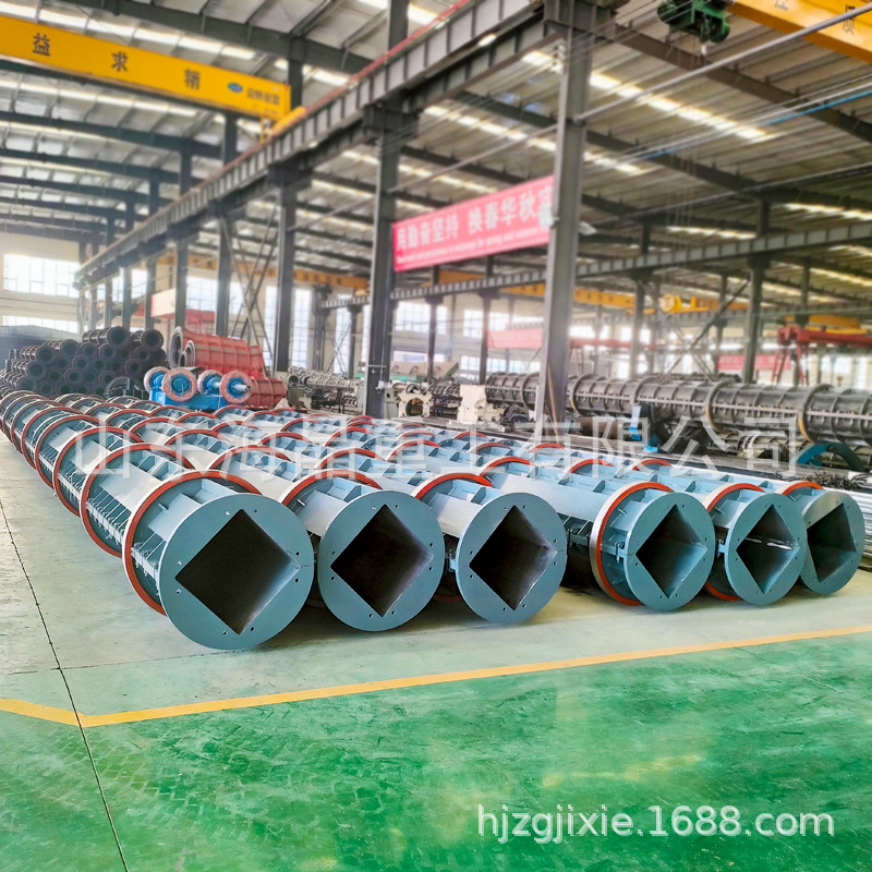 方桩模具方桩钢模方桩设备混凝土空心方桩离心成型模具