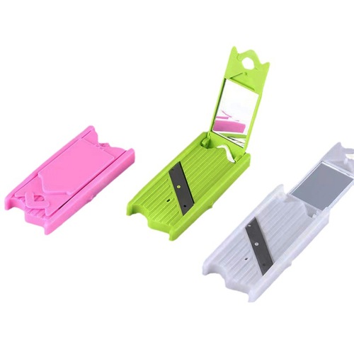 Cucumber beauty slicer with mirror, mask knife, manual peeling cucumber mask peeler, peeling gadget