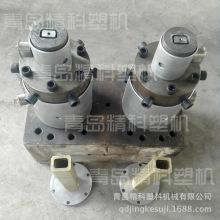 供应一出四PVC穿线管机头PVC一出二双管机头模具 PVC热切造粒机头