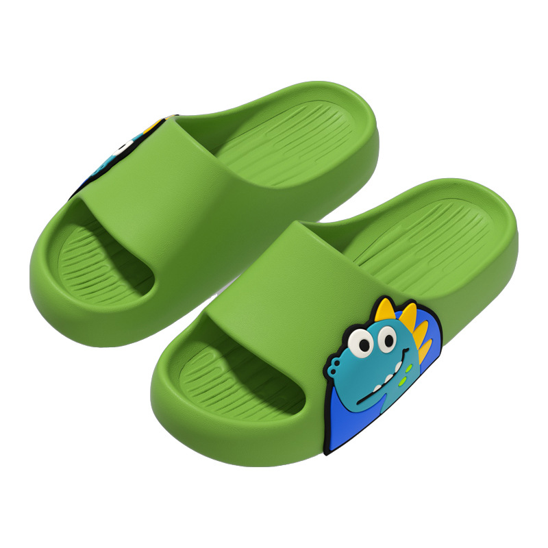 Zapatillas para niños de verano niños niñas dibujos animados lindos antideslizantes interiores bebés padres e hijos zapatillas de baño de verano