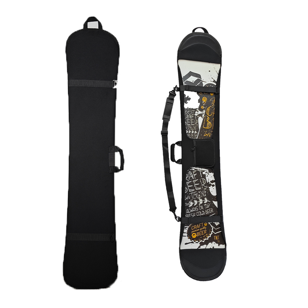 Single-Shoulder Snowboard Bag with Widened Large Velcro Straps, Suitable for All-Purpose Boards, Anti-Collision and Anti-Scratch
