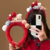 7193 Cat Ball Red Hairband