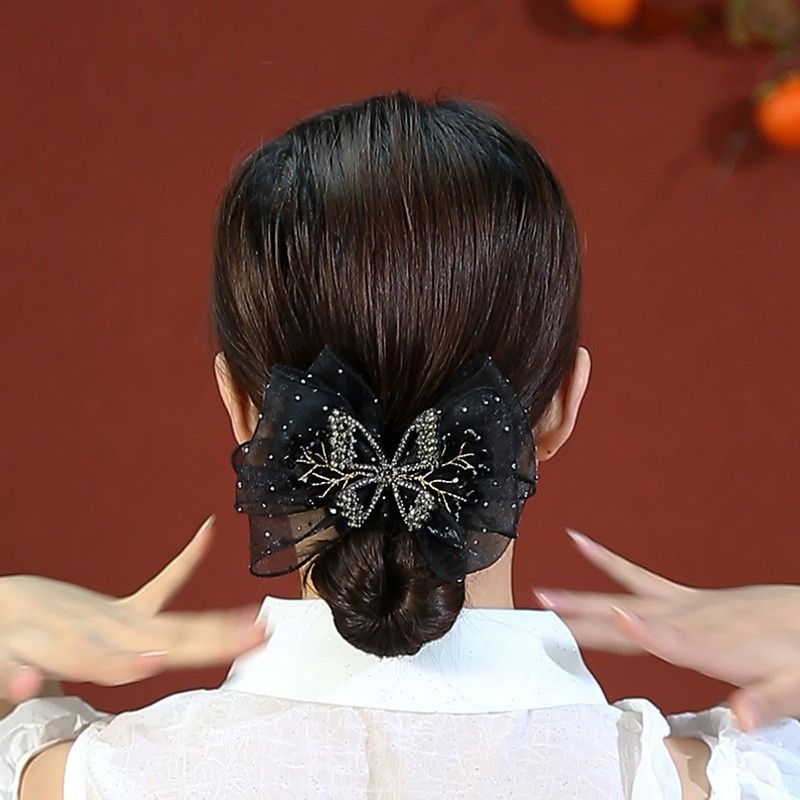 44#대장머리끈 검은나비