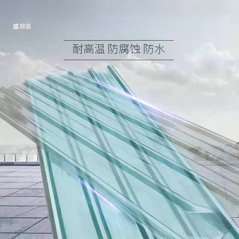 新款透明瓦采光瓦玻璃钢瓦车棚雨棚塑料瓦屋顶阳光房挡雨板布