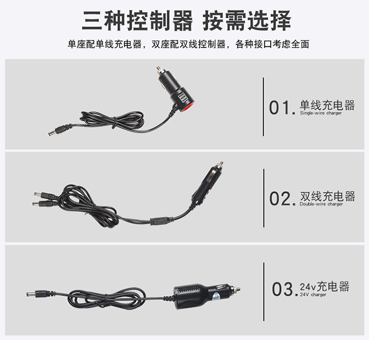 25 New Four Seasons General KY010 Big Fan 12V24V Ventilation Cool Breathable Car Interior Single Seat