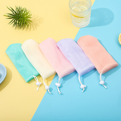 厚い泡立てネット洗顔料手作り石鹸泡立てネット袋は、入浴石鹸ネット袋の石鹸袋卸売りにかけることができる