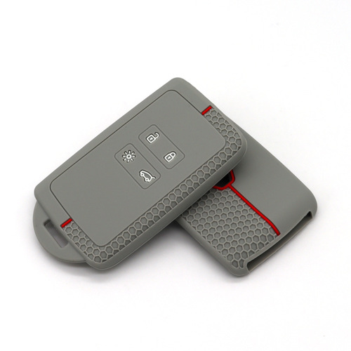 Applicable to Renault intelligent 4-key Megane, Captur, Scenic, Arkana,풍랑, honeycomb pattern silicone car key bag