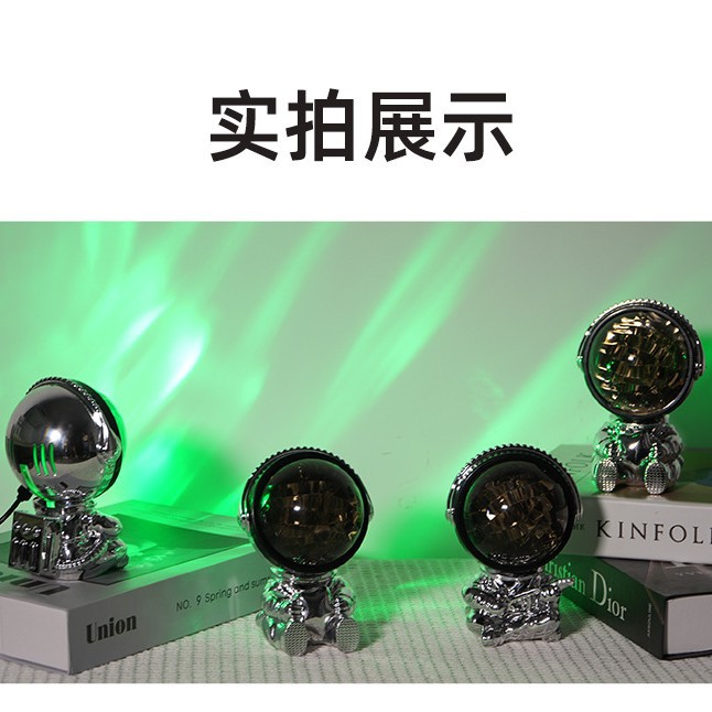 宇航员星空灯太空人满天星氛围投影儿童房装饰灯创意礼物桌面台灯