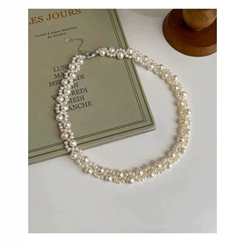 天然珍珠项饰;项链;天然珍珠耳饰