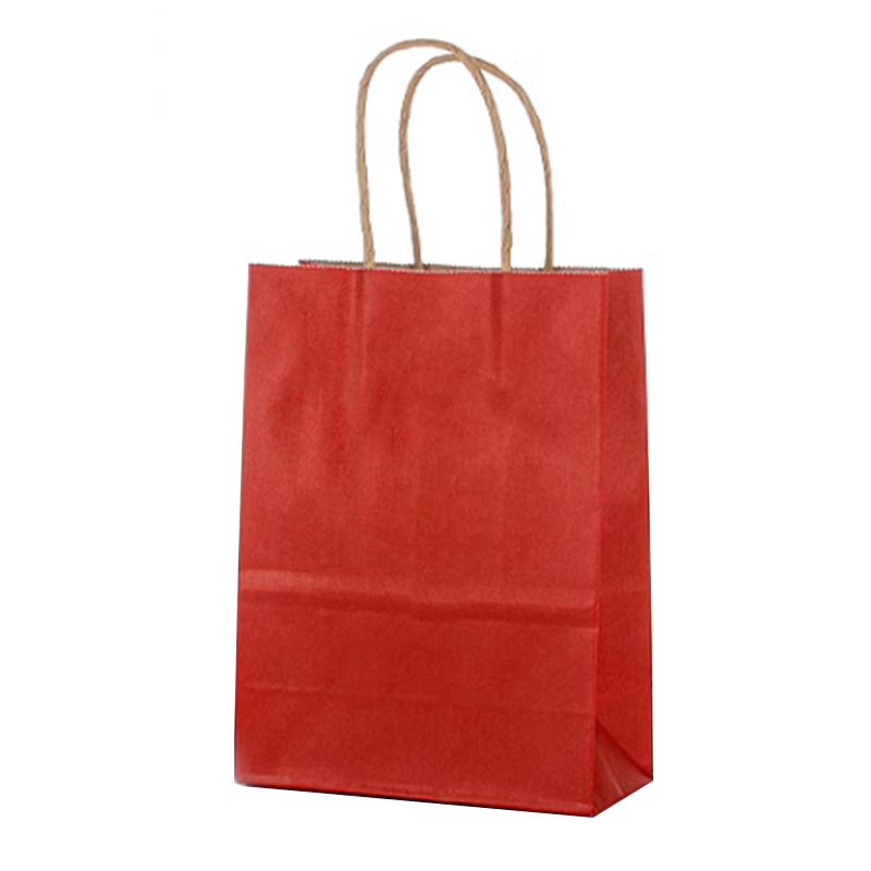 Spot bolsa de papel kraft portátil, bolsa de embalaje de té con leche para alimentos, bolsa de regalo de embalaje para llevar, bolsa de regalo de almacenamiento, lote pequeño