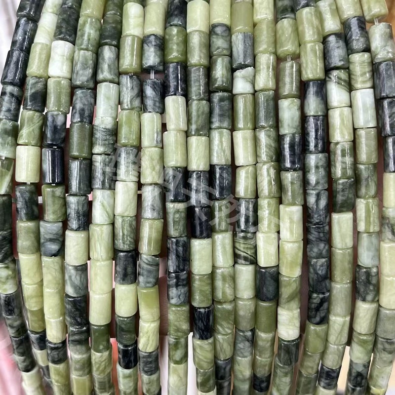5*8天然石水晶玛瑙圆柱管珠散珠饰品手作diy配件半成品服装辅料|undefined