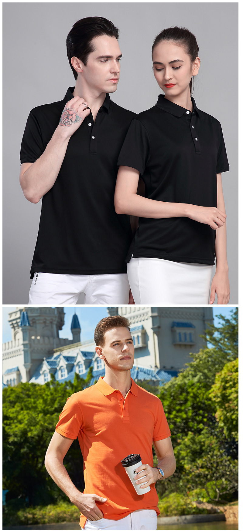 Polo homme en coton - Ref 3442770 Image 25