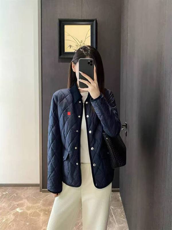 柜上3K+！老钱风小马刺绣菱格棉服灯芯绒翻领轻薄保暖夹克外套女|undefined