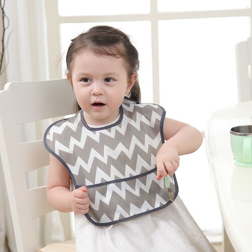 Baby bib saliva napkin male baby waterproof spit-up bib spring and autumn newborn female bib u-shaped rice pocket