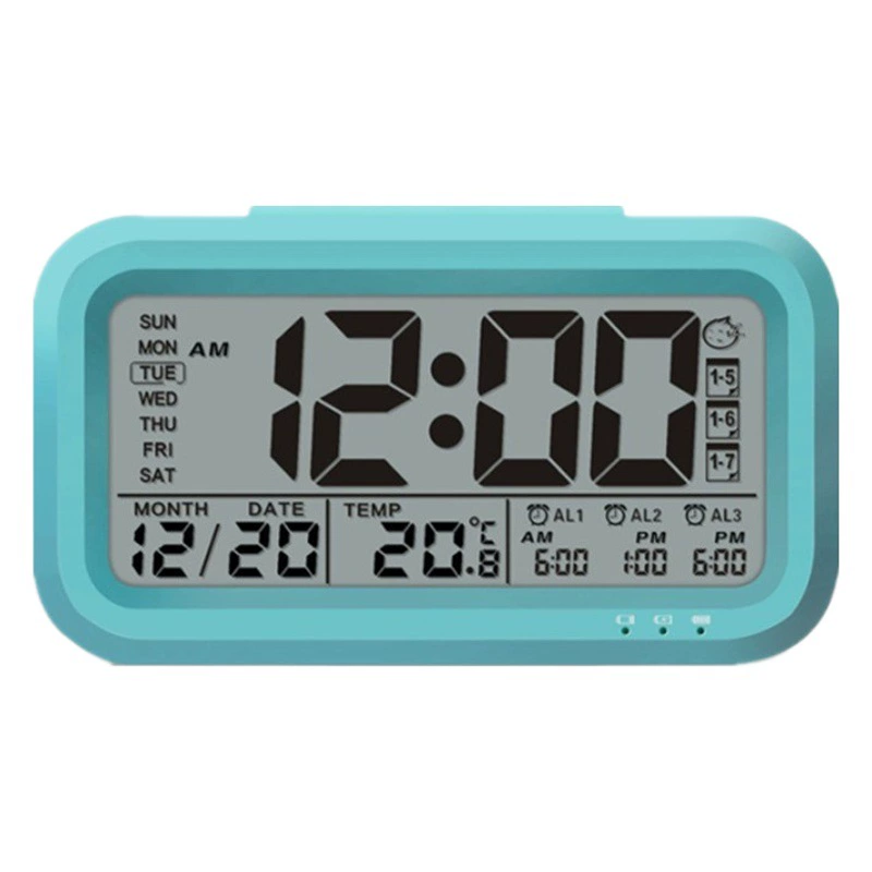 Зарядка умные часы немой Детский Студент прикроватный ЖК-светящийся ленивый электронный маленький будильник Повтор электронные часы