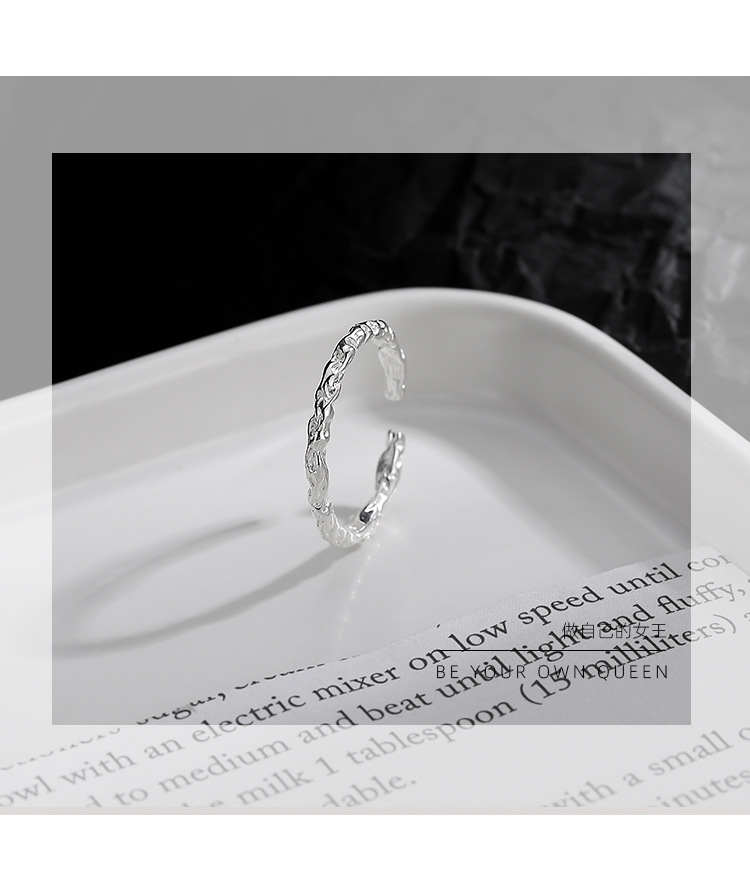 Simple Style Geometric Alloy Plating Womenu0027S Open Ring