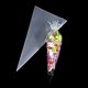 In stock opp triangle bag transparent flat pocket cellophane candy bag holiday party gift packaging bag disposable