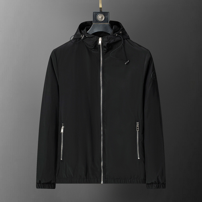 Autumn New Hooded Jacket Men's Sports Fitness Coat Cross-Border Thin Windbreaker Men's Casual Cardigan Autumn New Hooded Jacket Men's Sports Fitness Coat Cross-Border Thin Windbreaker Men's Casual Cardigan