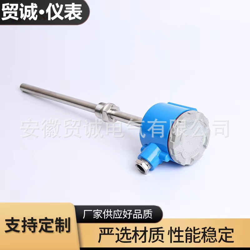 WZPK2-574贸诚仪表防爆热电阻 双支式热工仪表活动卡套螺纹