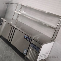 壹禾星辰40厚201不锈钢厨房操作台水池架立架置物架