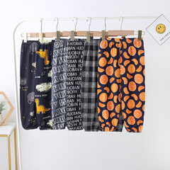 2022年夏季兒童薄款防蚊褲中小童卡通綿綢燈籠褲家居空調長褲睡褲