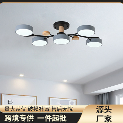 Northern Europe Living room lights modern Simplicity Macaroon led Ceiling lamp new pattern originality Branch Molecular bedroom lamps and lanterns