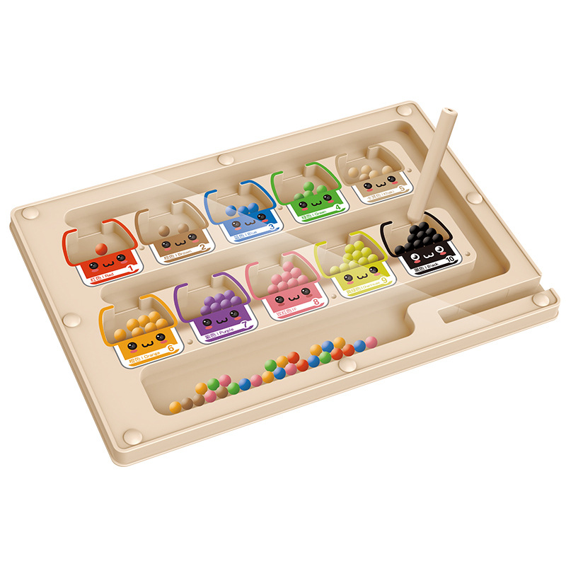 Entrenamiento de concentración magnética de laberinto magnético - a los 6 años de edad, enseña a los bebés a practicar la atención Juguetes de puzzle para niños image 5