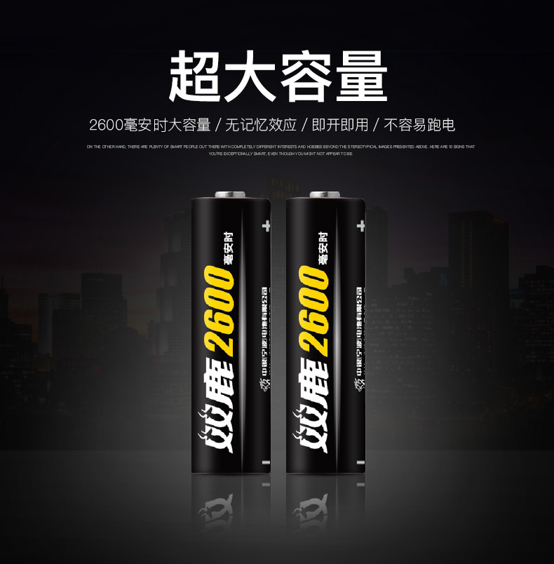 On behalf of Shuanglu No.5 No.7 2600 mA Ni-MH rechargeable battery No.5 No.7 1.2V toy KTV microphone