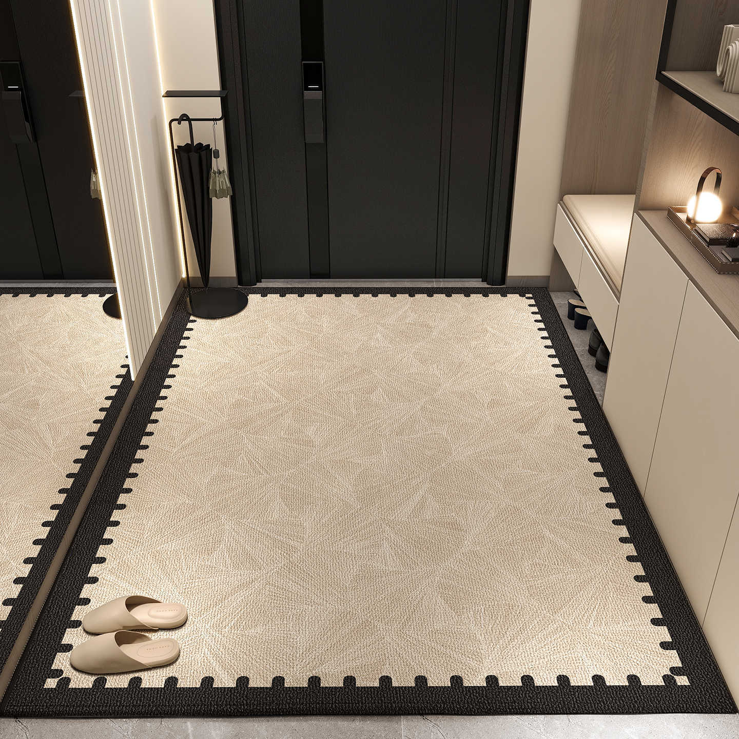 Alfombra de puerta de entrada alfombra de puerta de entrada alfombra de puerta de alta calidad alfombra de puerta doméstica portable de lujo ligero alfombra de pie alfombra de pie