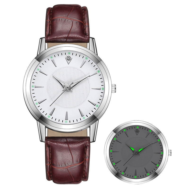 Nachtpaar, leuchtende Nadel, Damenuhr, Herren-Quarzuhr_voghion.com