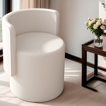 当天发实木轻奢靠背凳子卧室化妆椅美甲椅网红梳妆凳可旋转化妆凳