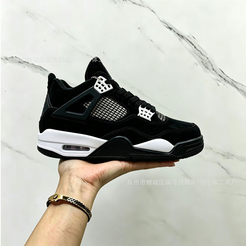 Cowhide Leather Putian Shoes Air Jordan 4 Retro Full Low-Top Retro Casual Sports Culture Basketball Sneakers Cowhide Leather Putian Shoes Air Jordan 4 Retro Full Low-Top Retro Casual Sports Culture Basketball Sneakers
