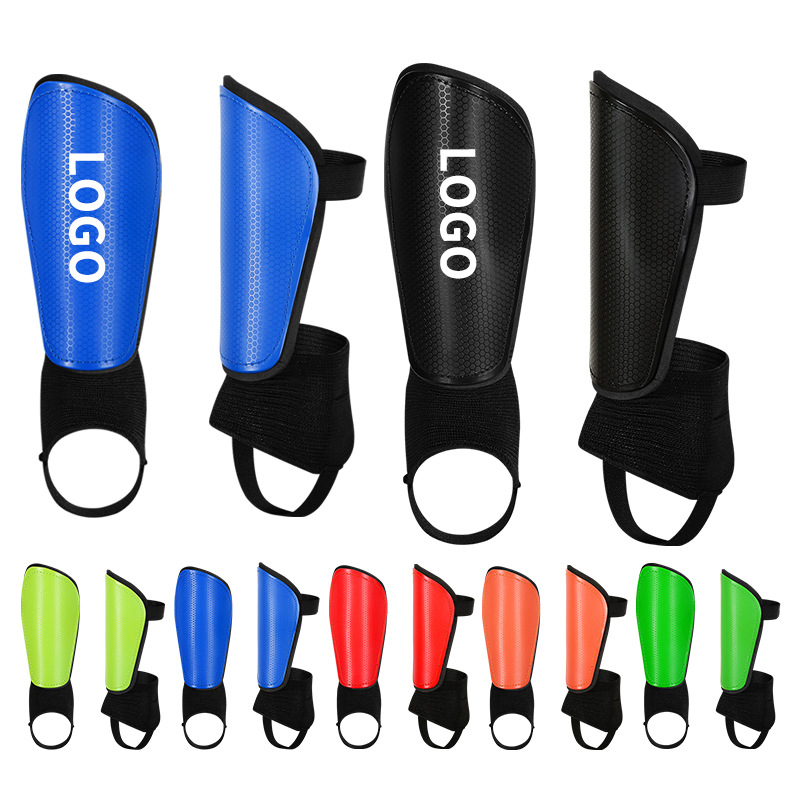 Cross-Border Professional Football Protective Gear, Shin Guards, Professional Shock Absorption, Customizable for Competition, Calf Protection Gear Wholesale