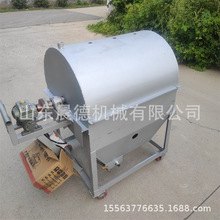 不锈钢小型炒货机 板栗燃气炒锅滚筒式玉米花生翻炒机