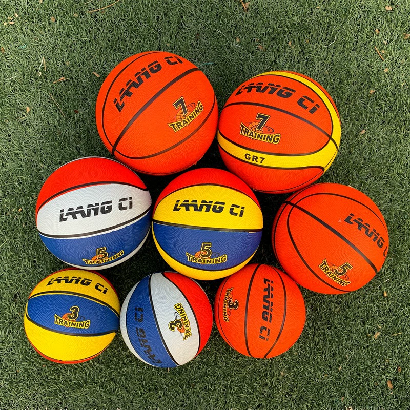 № 3, № 5, № 7 резиновый баскетбол в помещении и на улице