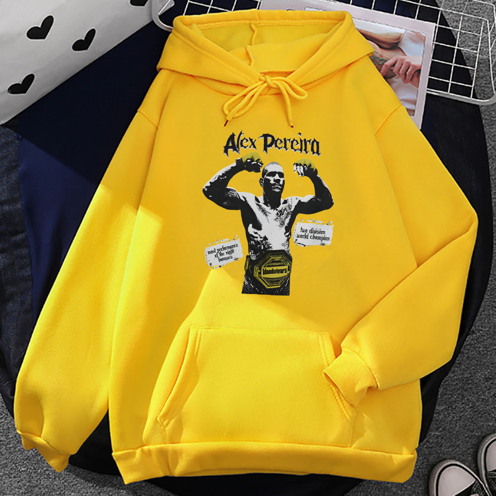 Setwear Gráfico Alex Pereira Hoodies Long Sleeve Winter