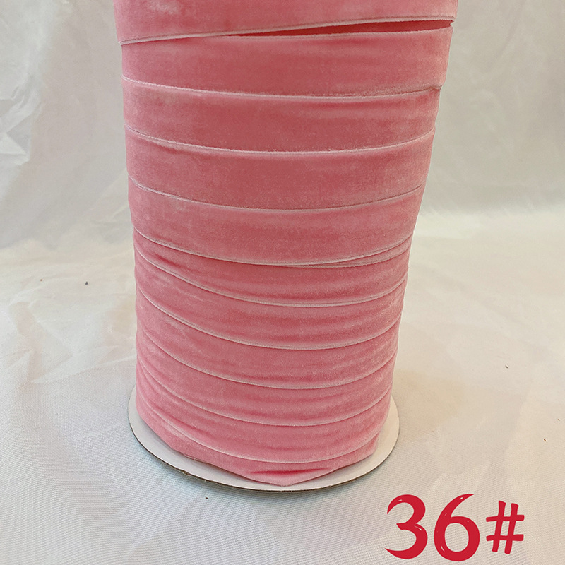 Cintas de flojo para el cabello, cinta de tejido, ropa, accesorios de ropa, cinta de terciopelo de color, accesorios de joyería DIY multi-especificaciones