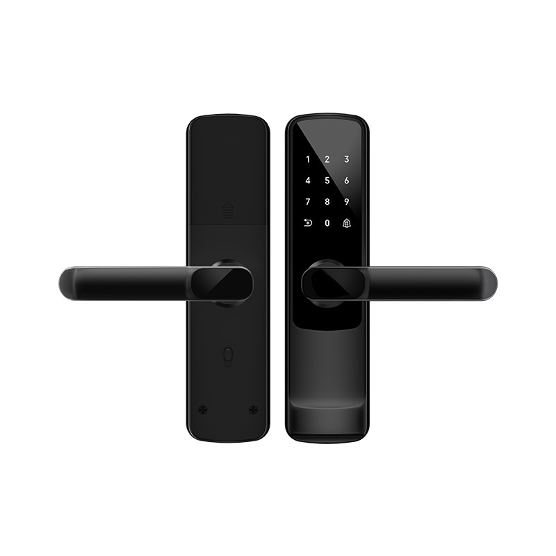 Cerradura inteligente TTLOCK de aleación de aluminio con huella dactilar y WiFi, superventas transfronteriza, para puertas de madera, con diseño antigraffiti, para apartamentos, del fabricante.