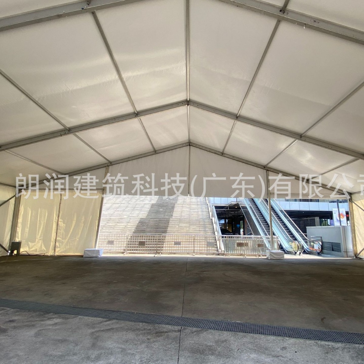 出入口安检帐篷 临时候车大厅棚 演唱会 音乐节篷房 朗润
