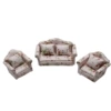 Sofa, set, floral print