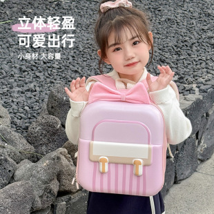 Cross-border Kindergarten Schoolbag 2025 New British Bow Boy's and Girl's Hard Shell Cute Children's Travel Backpack