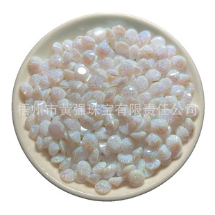 Spot wholesale synthetic opal diamond version artificial Opal round faceted Opal diamond cut Opal