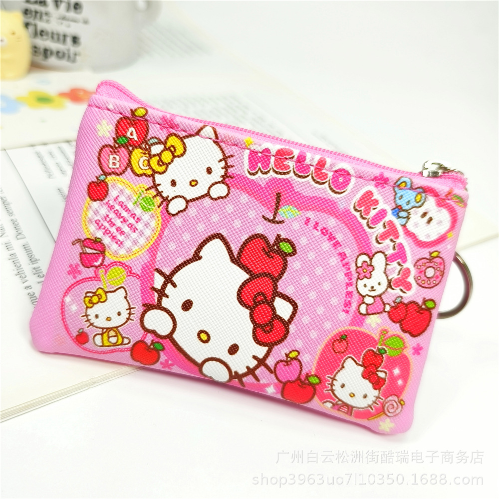 Bolso de la moneda de los niños de dibujos animados lindo niños y niñas monedero bolso de La Moneda bolso de la tarjeta de cremallera pequeña bolsa regalo del estudiante de la escuela primaria