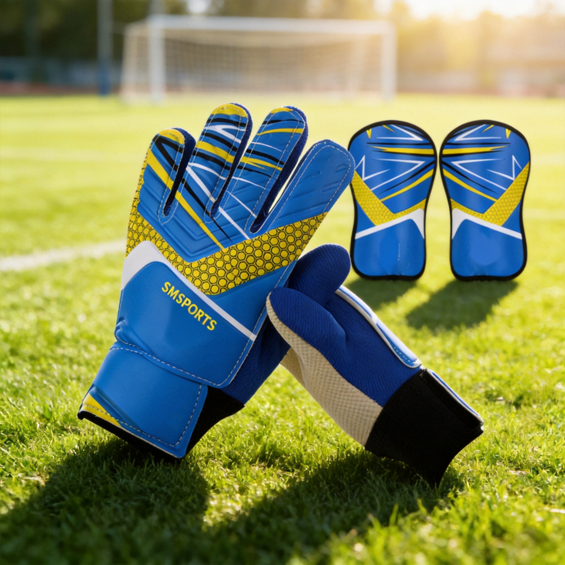 Me06 Elementary School Student Soccer Gloves Goalkeeper Children's Latex Gloves Manufacturer Protective Custom-Made