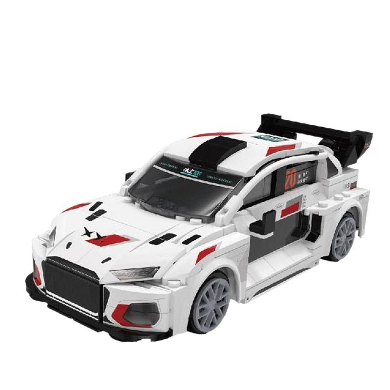Doble águila 55096 velocidad vida 3 rally auténtico bloque de construcción de partículas pequeñas puzzle juguetes de ensamblaje para niños
